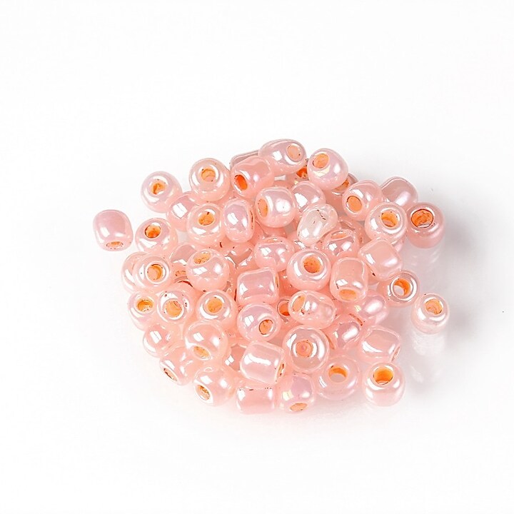 Margele de nisip 4mm (50g) - cod 671 - roz somon perlat