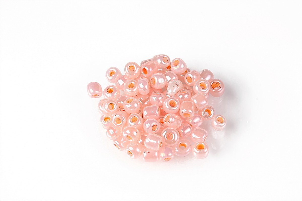 Margele de nisip 4mm (50g) - cod 671 - roz somon perlat