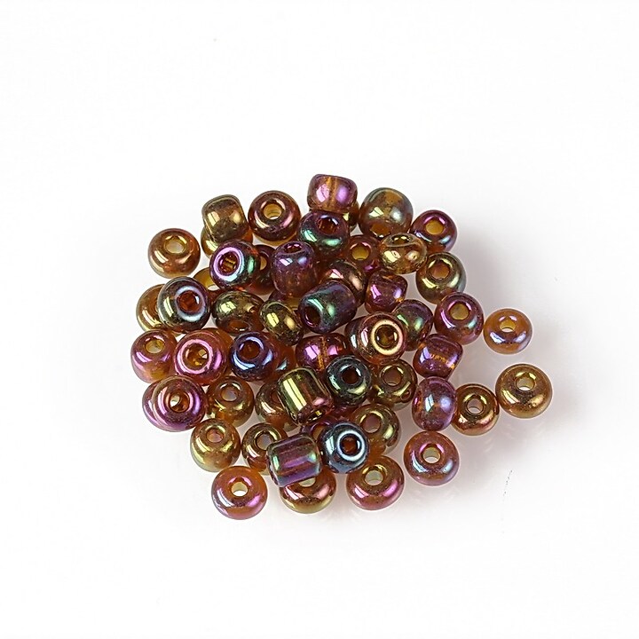 Margele de nisip 4mm (50g) - cod 681 - maro iris