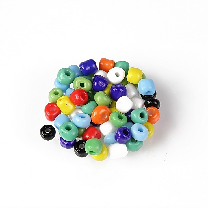 Margele de nisip 4mm  (50g) - cod 687 - mix multicolor