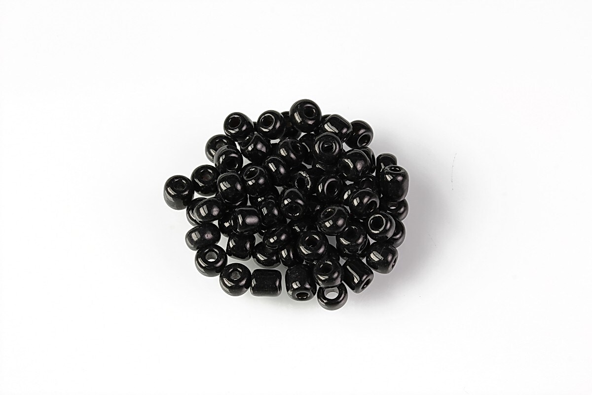 Margele de nisip 4mm  (50g) - cod 692 - negru