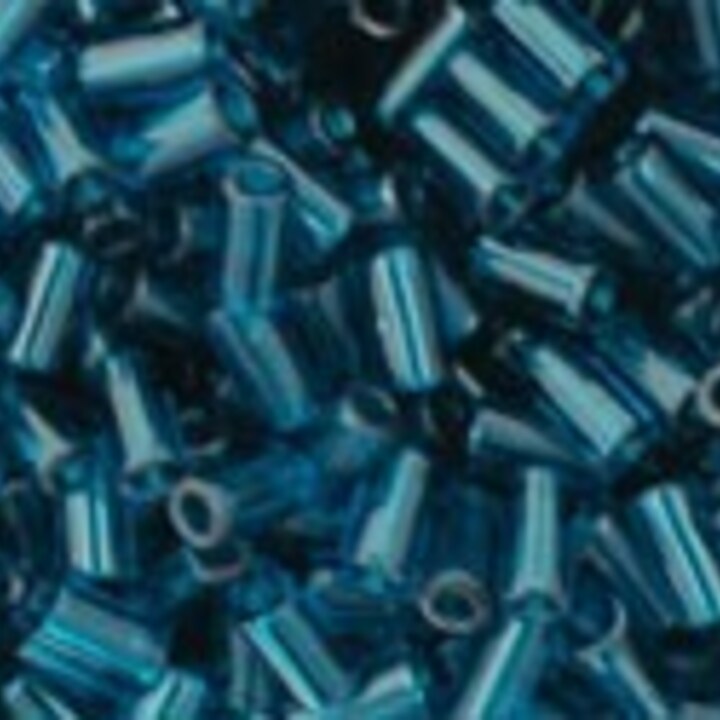 Margele Toho BUGLE 3mm - Transparent Capri Blue