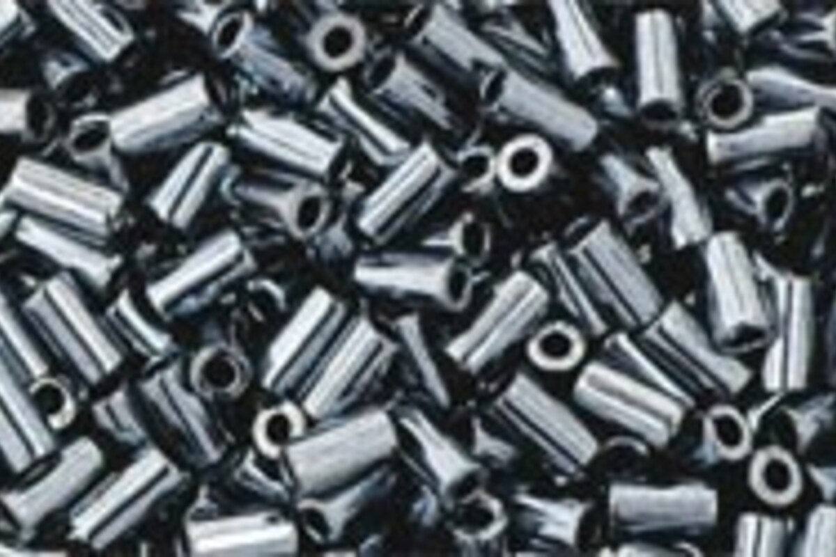 Margele Toho BUGLE 3mm - Metallic Hematite