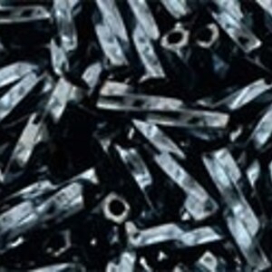 Margele Toho Twisted BUGLE 9mm - Metallic Hematite