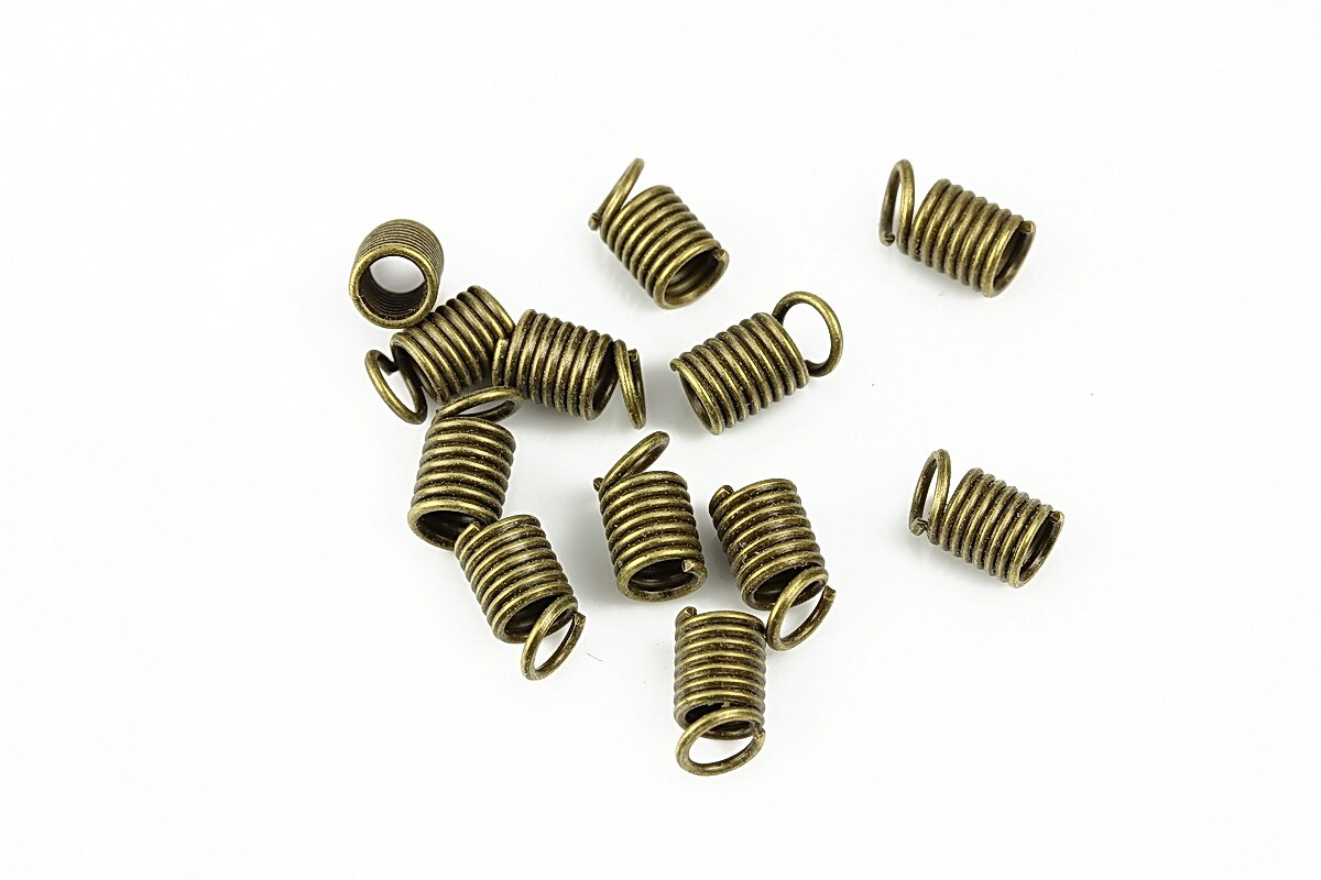 Terminatie de snur bronz 9x5mm (10 buc.)