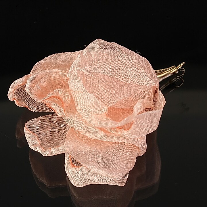 Pandativ organza si agatatoare aurie 60-80x50-60mm - blush