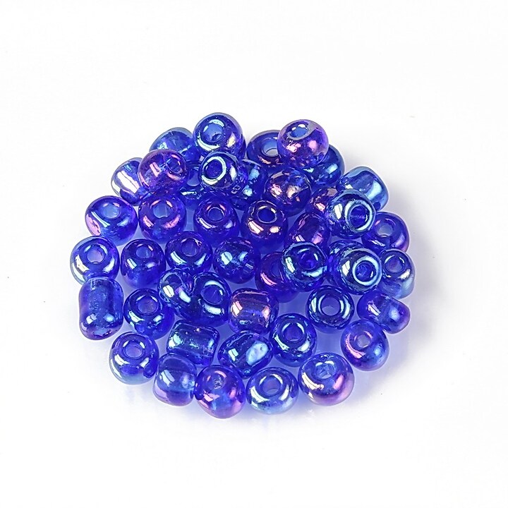 Margele de nisip 4mm (50g) - cod 711 - albastru AB