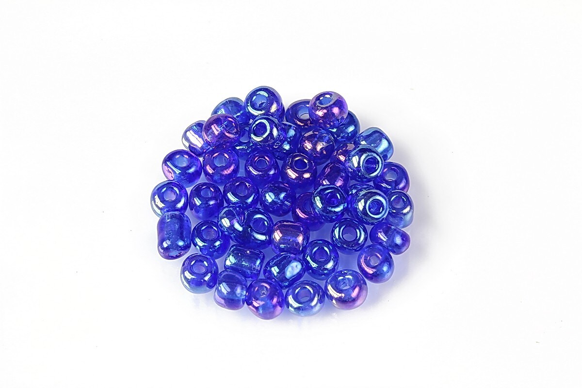 Margele de nisip 4mm (50g) - cod 711 - albastru AB