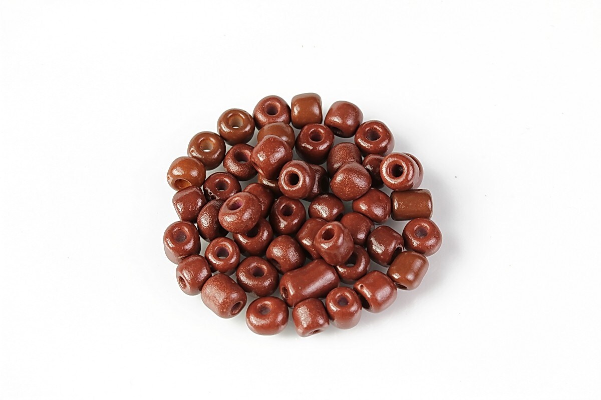 Margele de nisip 4mm (50g) - cod 716 - maro roscat