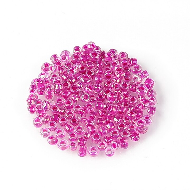 Margele de nisip 2mm (50g) - cod 724 - fucsia AB