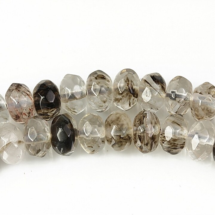 Cuart rutilat rondele fatetate 5x8mm
