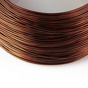 Sarma de modelaj aluminiu, grosime 1mm, 1 metru - maro cupru
