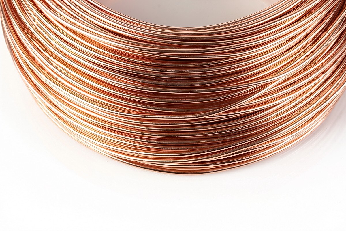 Sarma de modelaj aluminiu, grosime 1,5mm, 1 metru - rose gold