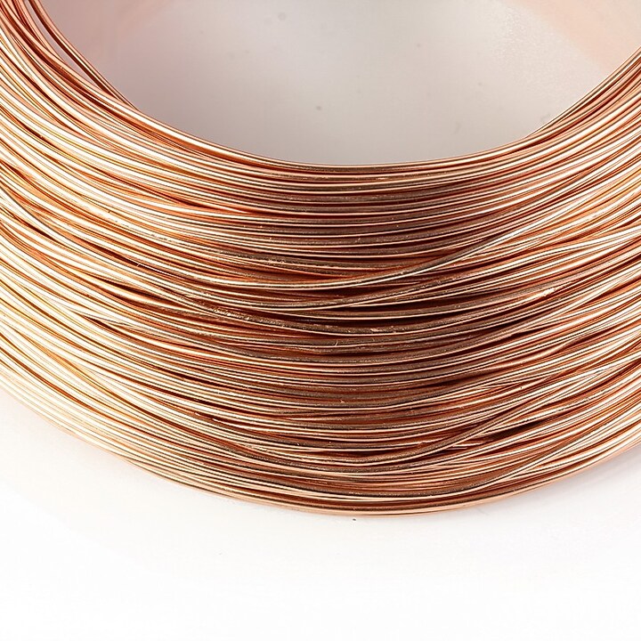 Sarma de modelaj aluminiu, grosime 1mm, 1 metru - rose gold