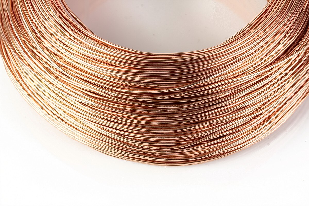 Sarma de modelaj aluminiu, grosime 1mm, 1 metru - rose gold