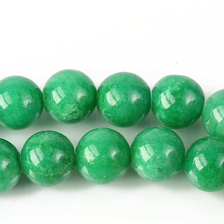 Jad colorat sfere 10mm - verde