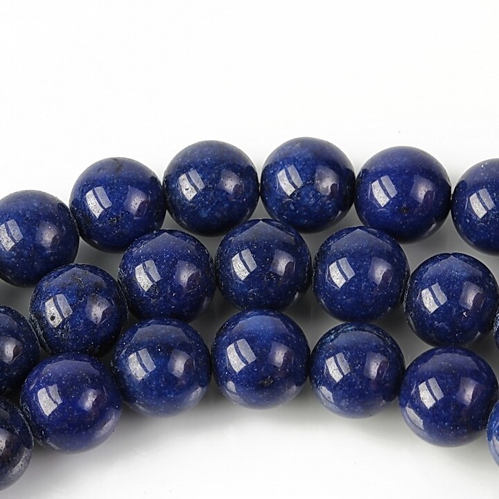 Mashan Jade sfere 8mm - albastru inchis