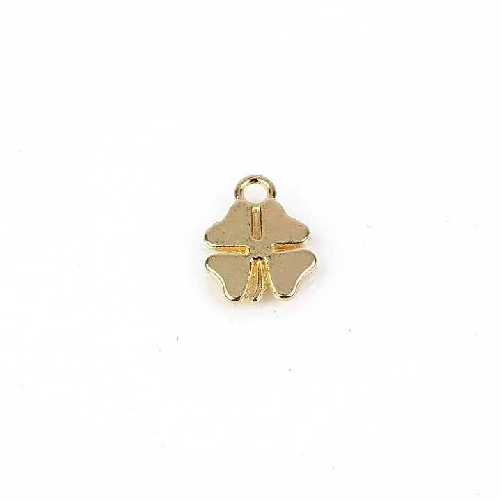 Charm auriu trifoi 12x10mm