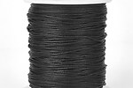 Rola ata bumbac cerat negru, grosime 1mm, rola de 80m