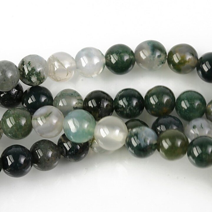 Moss agate sfere 6mm