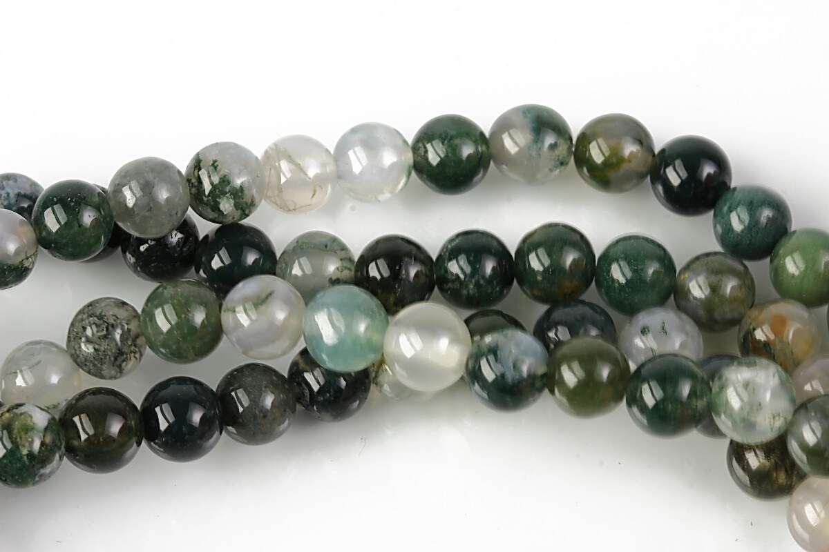 Moss agate sfere 6mm