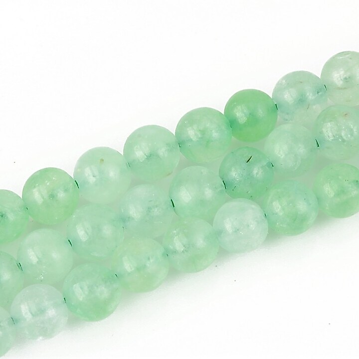 Jad Chalcedony sfere 6mm - verde deschis