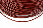 Snur piele naturala grosime 2mm (1m) - maro roscat