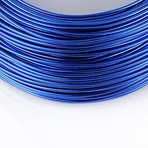 Sarma de modelaj aluminiu, grosime 1,5mm, 1 metru - albastru