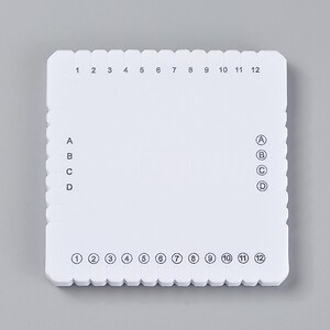 Disc burete pentru impletit bratari, panou patrat 10x10x1cm
