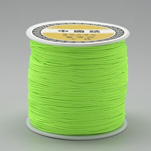 Snur nylon grosime 0,8mm, rola de 100m - verde neon