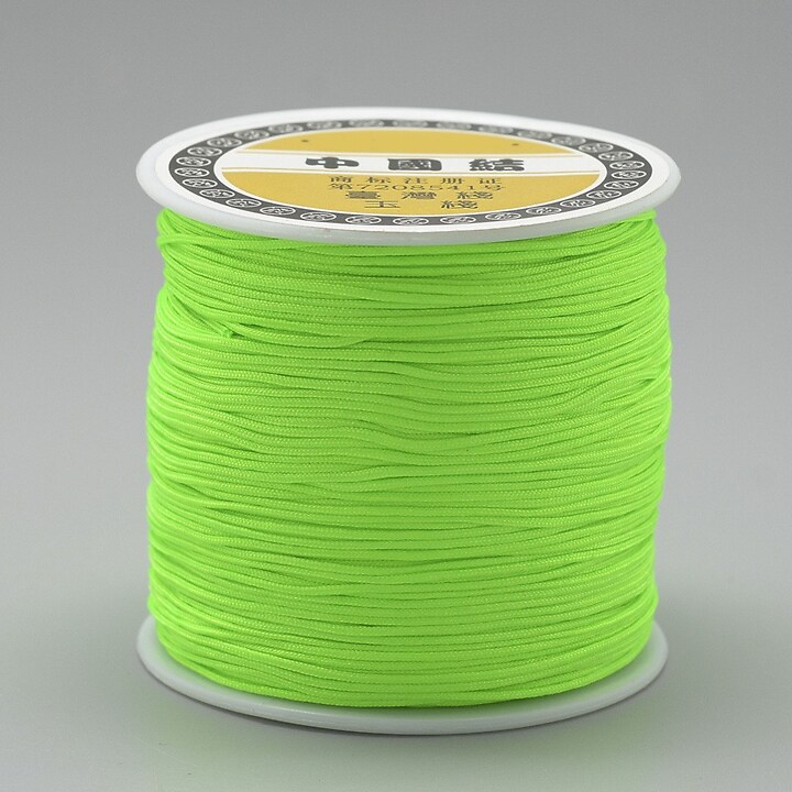 Snur nylon grosime 0,8mm, rola de 100m - verde neon