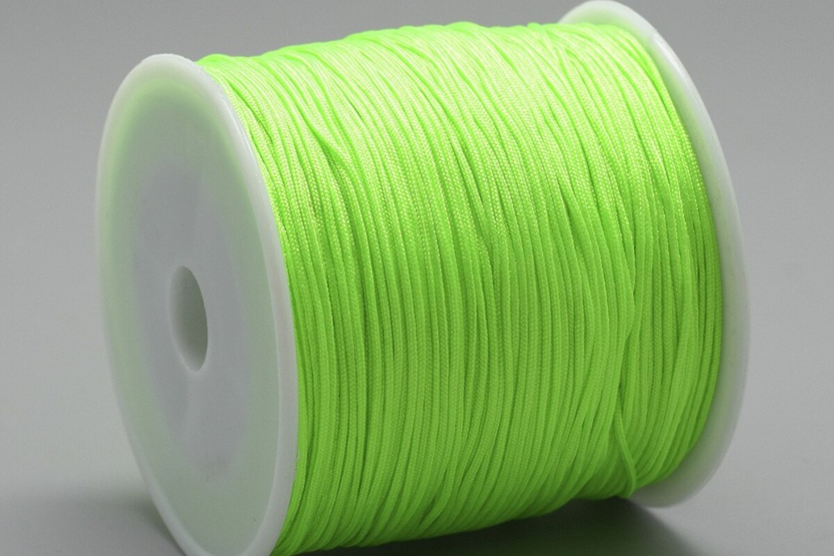 Snur nylon grosime 0,8mm, rola de 100m - verde neon