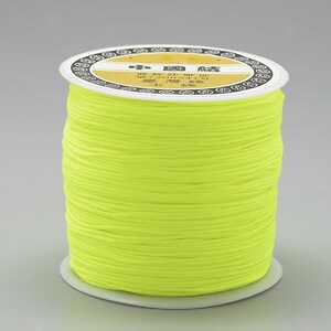 Snur nylon grosime 0,8mm, rola de 100m - galben verzui neon