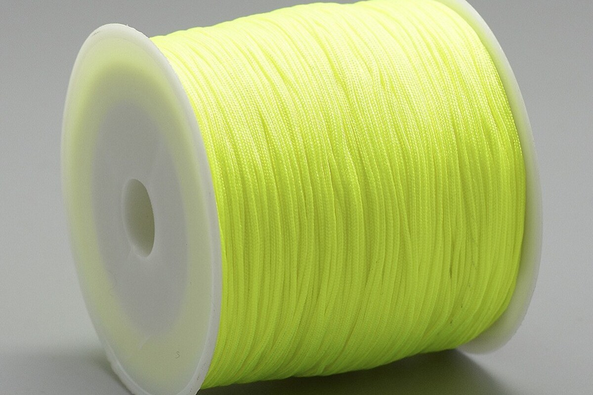 Snur nylon grosime 0,8mm, rola de 100m - galben verzui neon