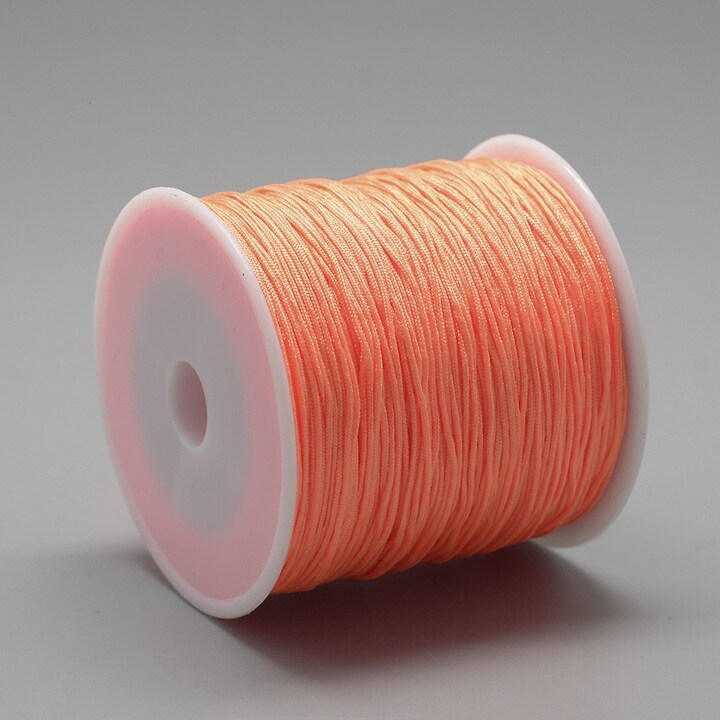Snur nylon grosime 0,8mm, rola de 100m - portocaliu neon