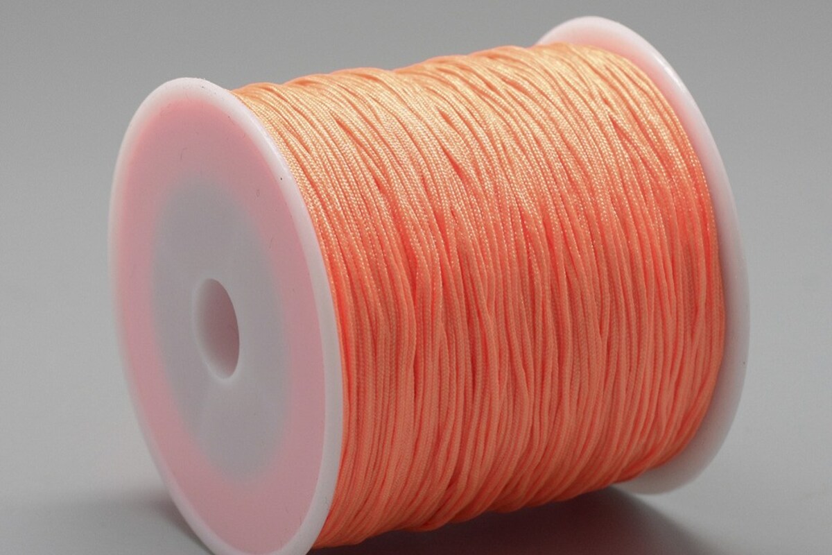 Snur nylon grosime 0,8mm, rola de 100m - portocaliu neon