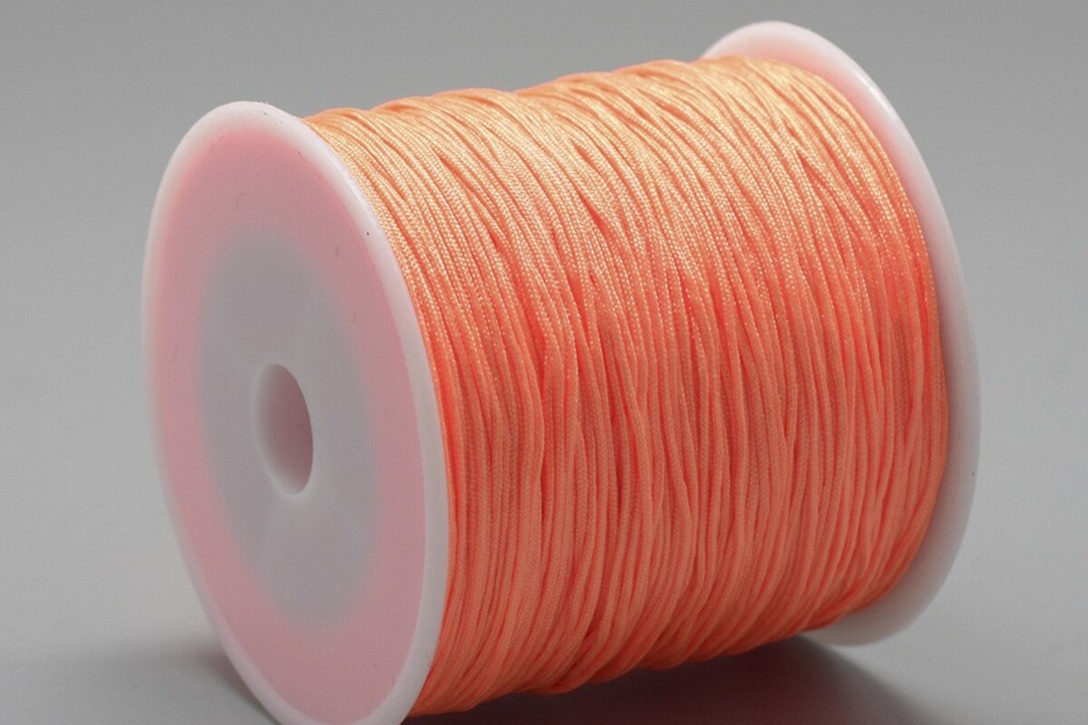 Snur nylon grosime 0,8mm, rola de 100m - portocaliu neon