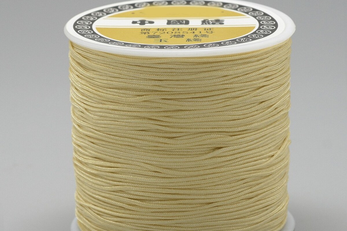 Snur nylon grosime 0,8mm, rola de 100m - bej