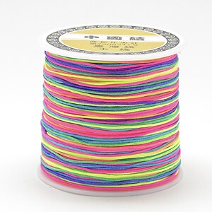 Snur nylon grosime 0,8mm, rola de 100m - multicolor