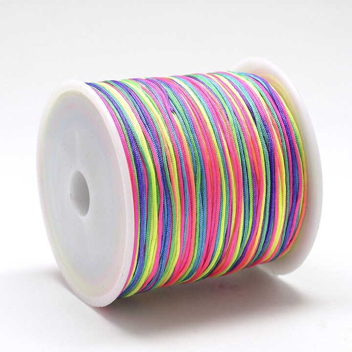 Snur nylon grosime 0,8mm, rola de 100m - multicolor