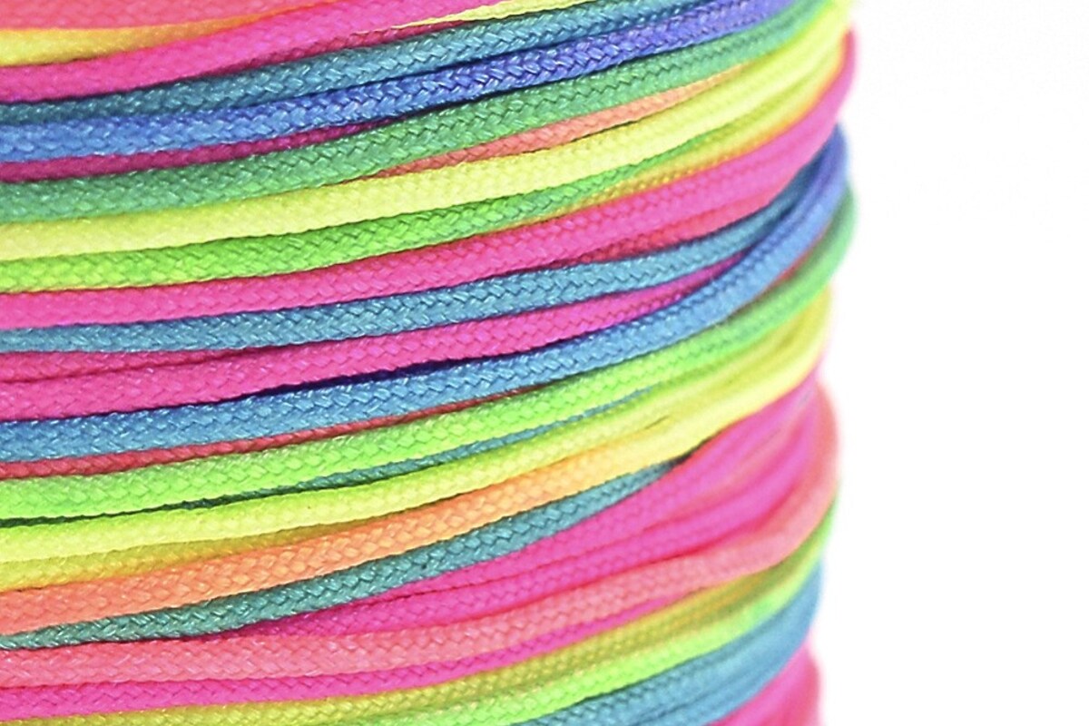 Snur nylon grosime 0,8mm, rola de 100m - multicolor