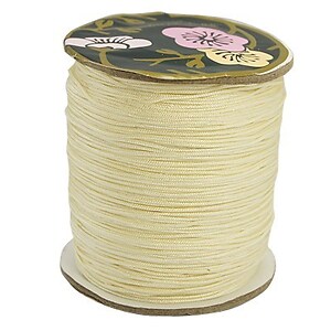 Snur nylon grosime 0,8mm, rola de 120m - crem