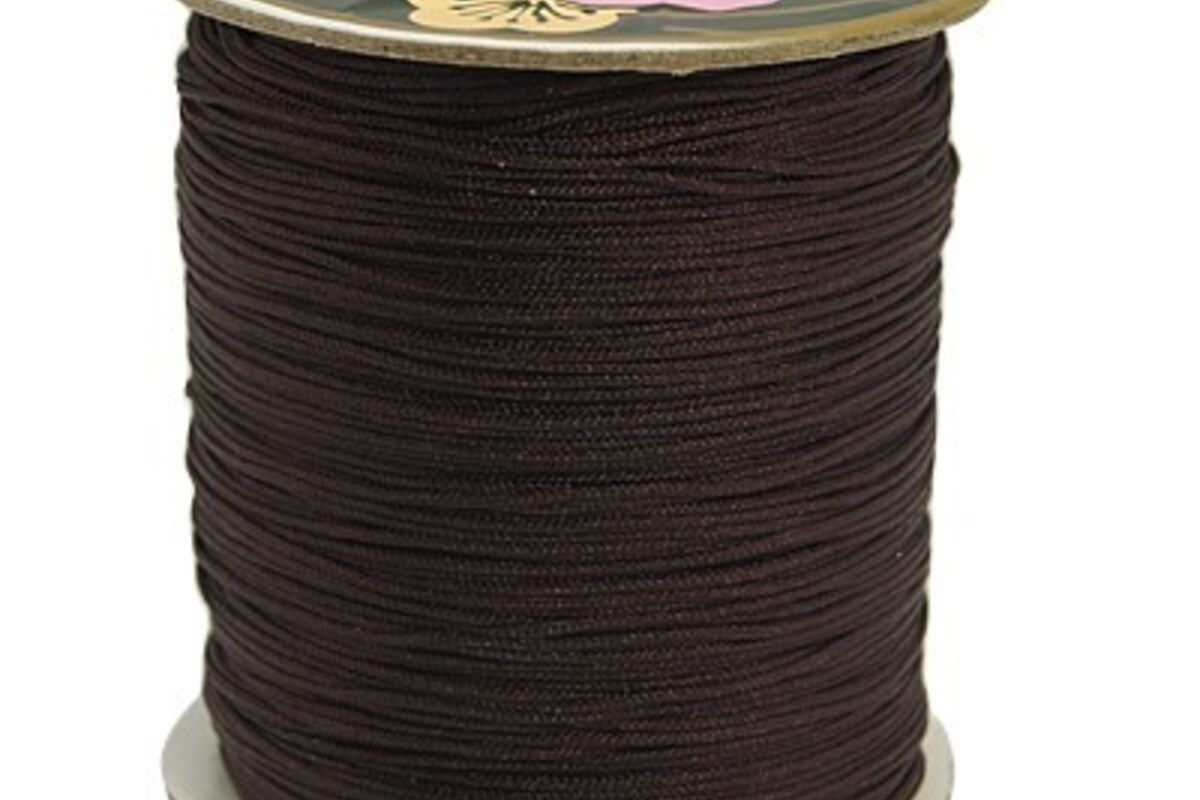 Snur nylon grosime 0,8mm, rola de 120m - maro inchis