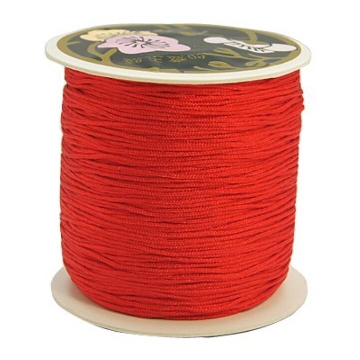 Snur nylon grosime 0,8mm, rola de 120m - rosu