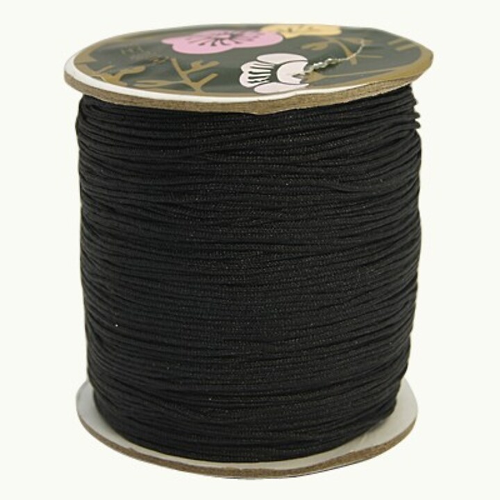 Snur nylon grosime 0,8mm, rola de 120m - negru