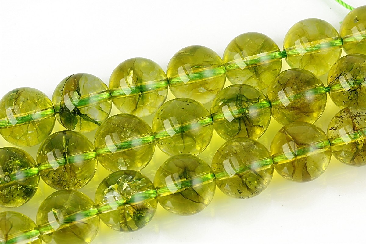 Cuart crystal sfere 10mm - verde