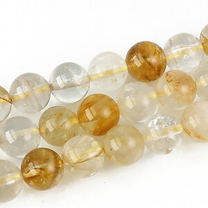 Cuart feruginos sfere 8mm - galben auriu