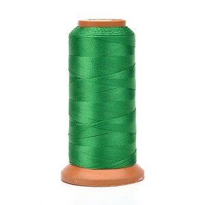 Ata de insirat margele 1mm, mosor de 240m - verde