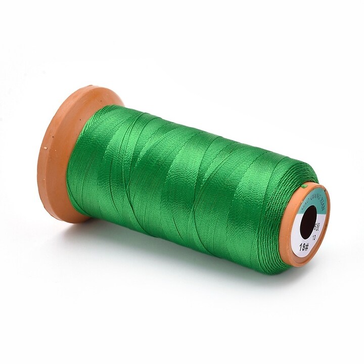 Ata de insirat margele 1mm, mosor de 240m - verde