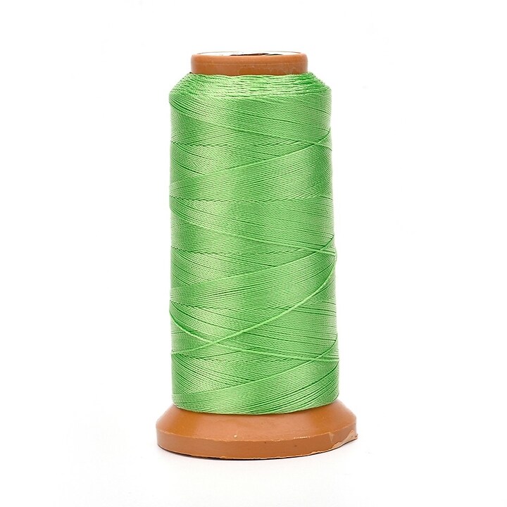 Ata de insirat margele 1mm, mosor de 240m - verde lime